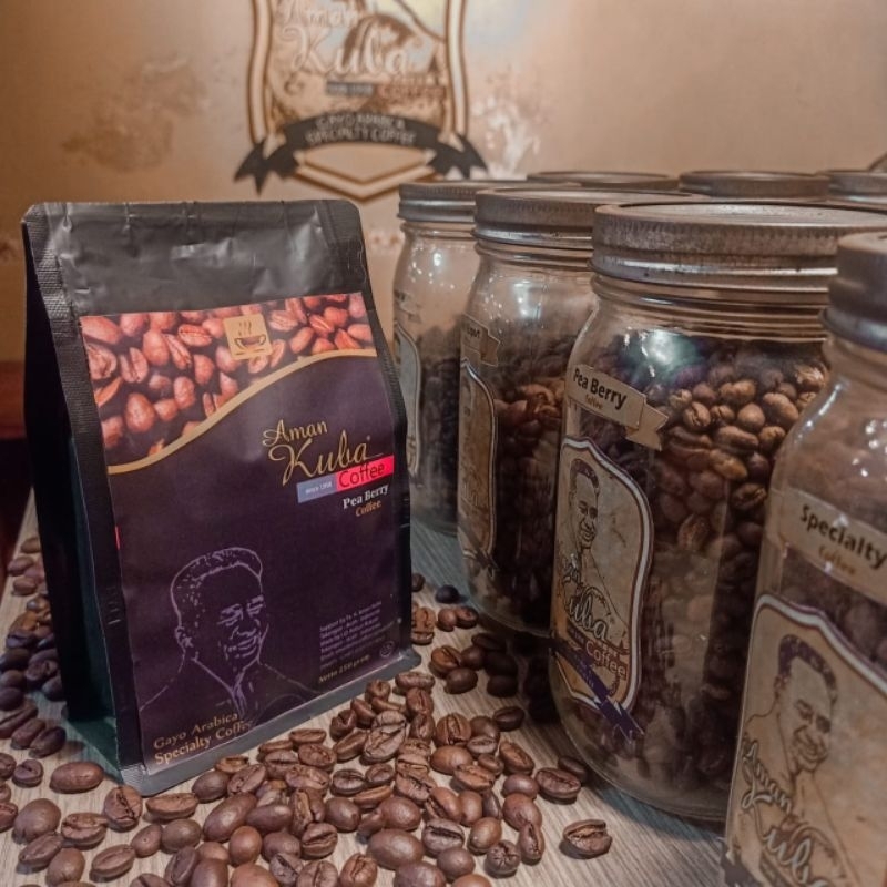 

Aman Kuba Coffee Arabika Gayo Peaberry