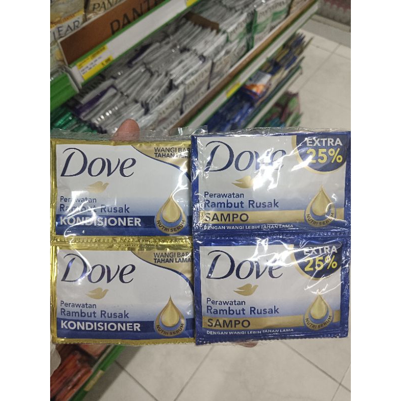 Shampo plus conditioner Dove untuk Rambut rusak