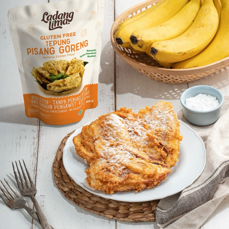 

TEPUNG PISANG GORENG GLUTEN FREE LADANG LIMA