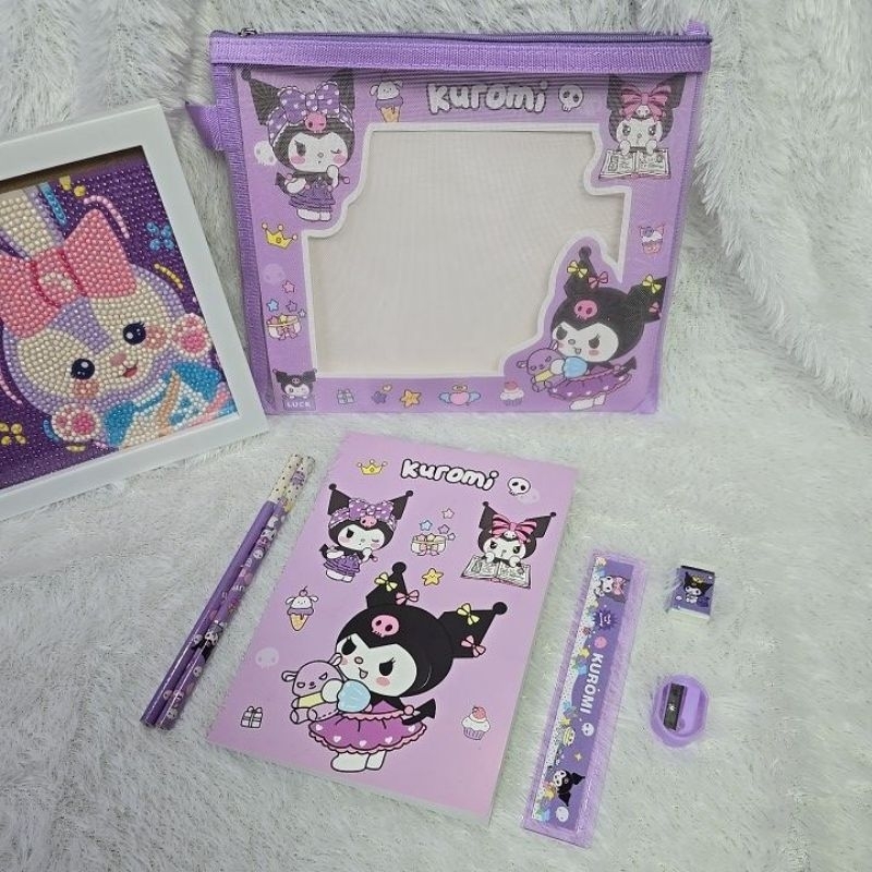 

set alat tulis kuromi / peralatan tulis kuromi