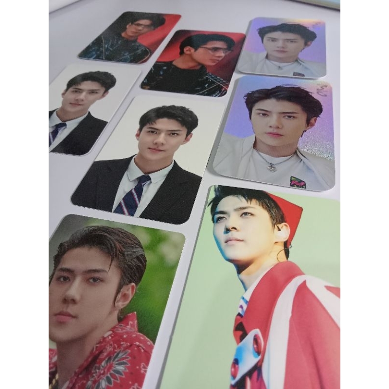 booked photocard sehun tihol explo dan elyxion