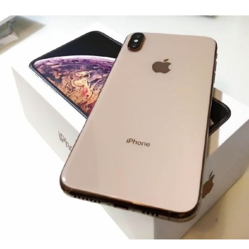 HP IP XSMAX 65 GB  Second GOLD, Free  Casing Kelontong Blue | Handphone second masih mulus.