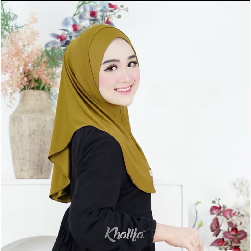 Hijab Bergo Marisa S bahan Jersey joya uk 70x80 cm /hijab kekinian