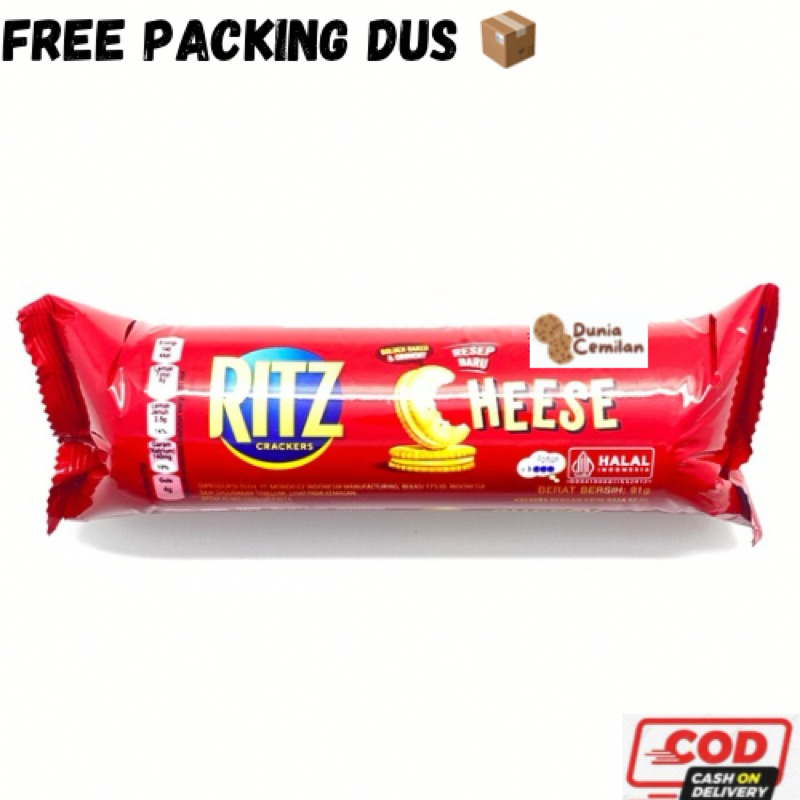 

[TERMURAH!] Ritz CHEESE 91gr - Biskuit Ritz Keju Enak Murah Renyah