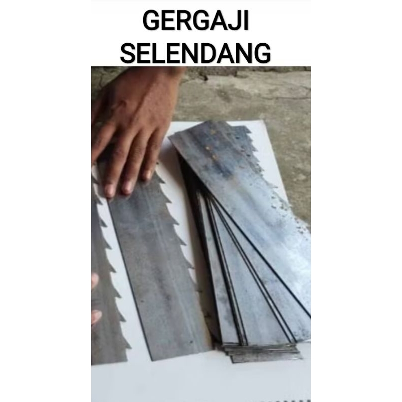 GERGAJI SELENDANG BAHAN BILAH/PISAU DAN LAINNYA
