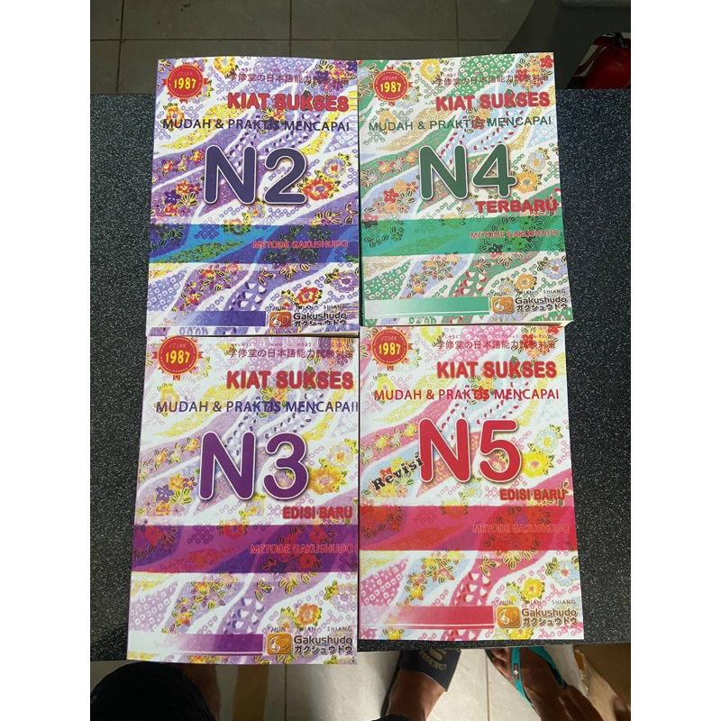 

Buku Kiat Sukses Mudah N2, N3, N4, N5