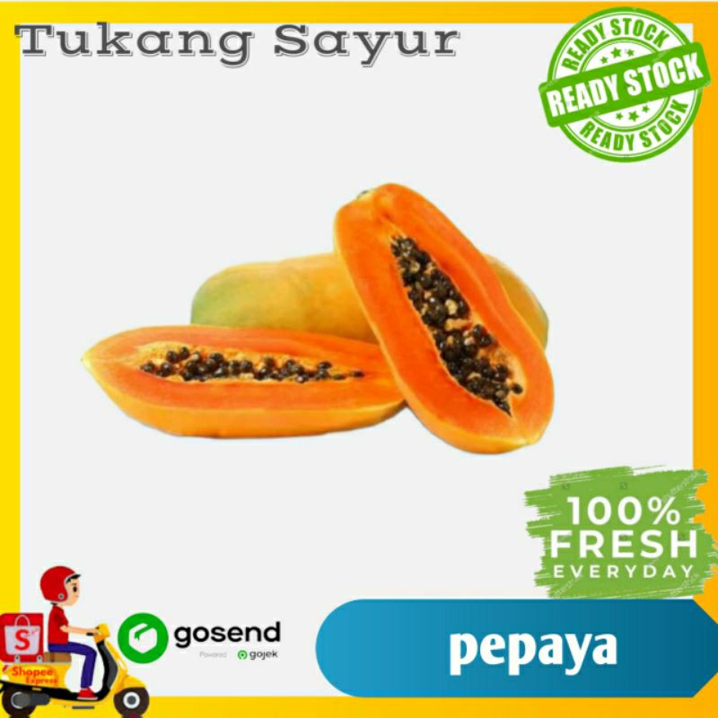 

Buah pepaya fresh - kates - buah segar - tukang sayur palembang