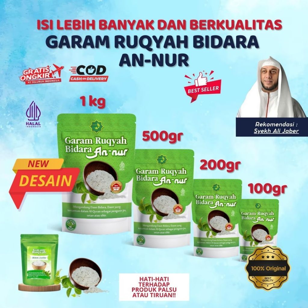 

GARAM RUQYAH BIDARA AN-NUR TERBAIK_BANYAK MANFAAT_PENGUSIR HAL TIDAK BAIK_PEMBUKA AURA 100% ORI