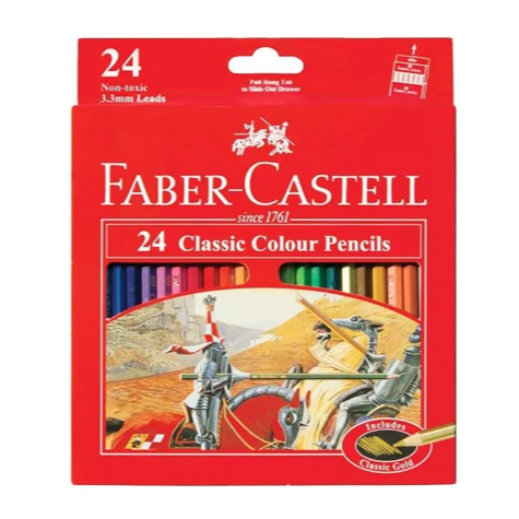 

Faber Castell - Pensil Warna 24 Warna Classic Panjang