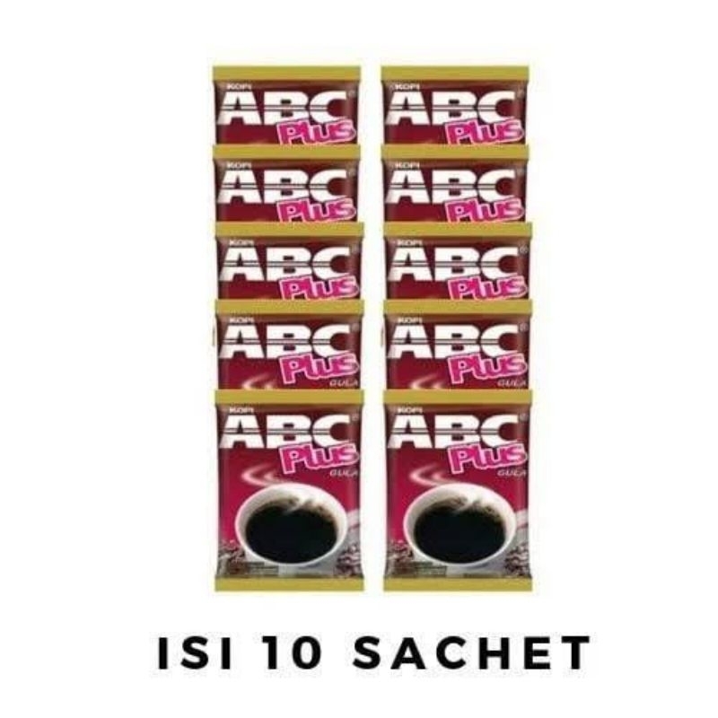 

HR Mart [1 RENCENG/10 BUNGKUS] Kopi ABC Plus Gula Kopi ABC sachet Kopi instan