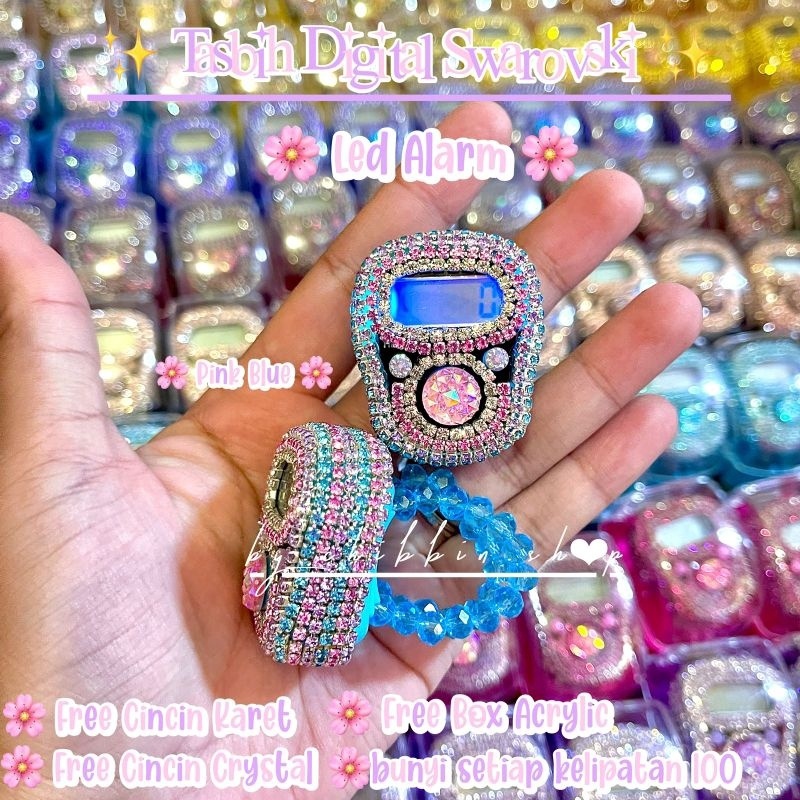 TERMURAH Tasbih Digital Led Alarm  Tasbih Cantik