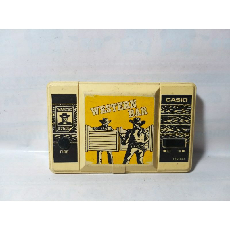 Game Watch Gimbot Gamebot Western Bar Koboi Cowboy Koboy Cengeng Casio Langka Rare Jadul Lawas Retro