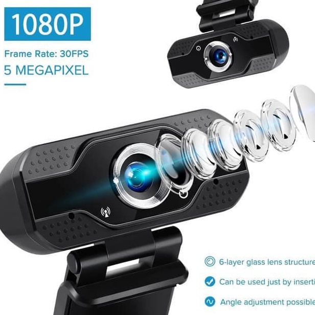 Flash Sale KRX Webcam USB Full HD 18P Microphone