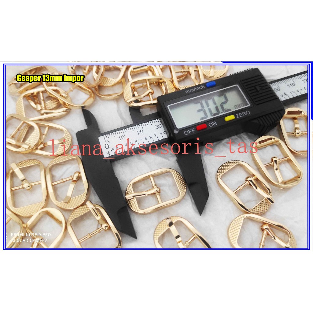 RING GESPER 13mm TEBAL #GS1346 - AKSESORIS SENDAL - ASESORIS SANDAL SEPATU - BROS SANDAL SEPATU - VA