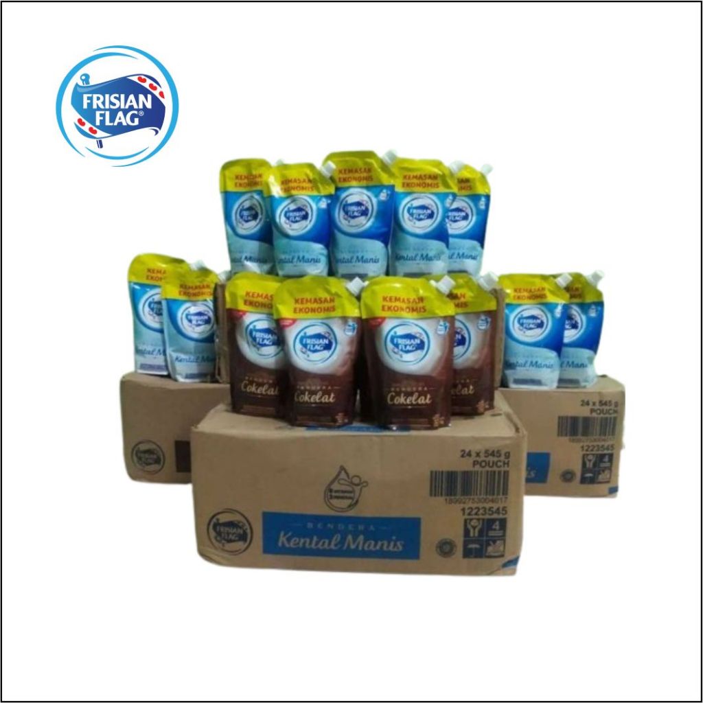 

Frisian Flag Susu Kental Manis PUTIH POUCH BESAR 545GR - ( HARGA 1 karton isi 24pcs )