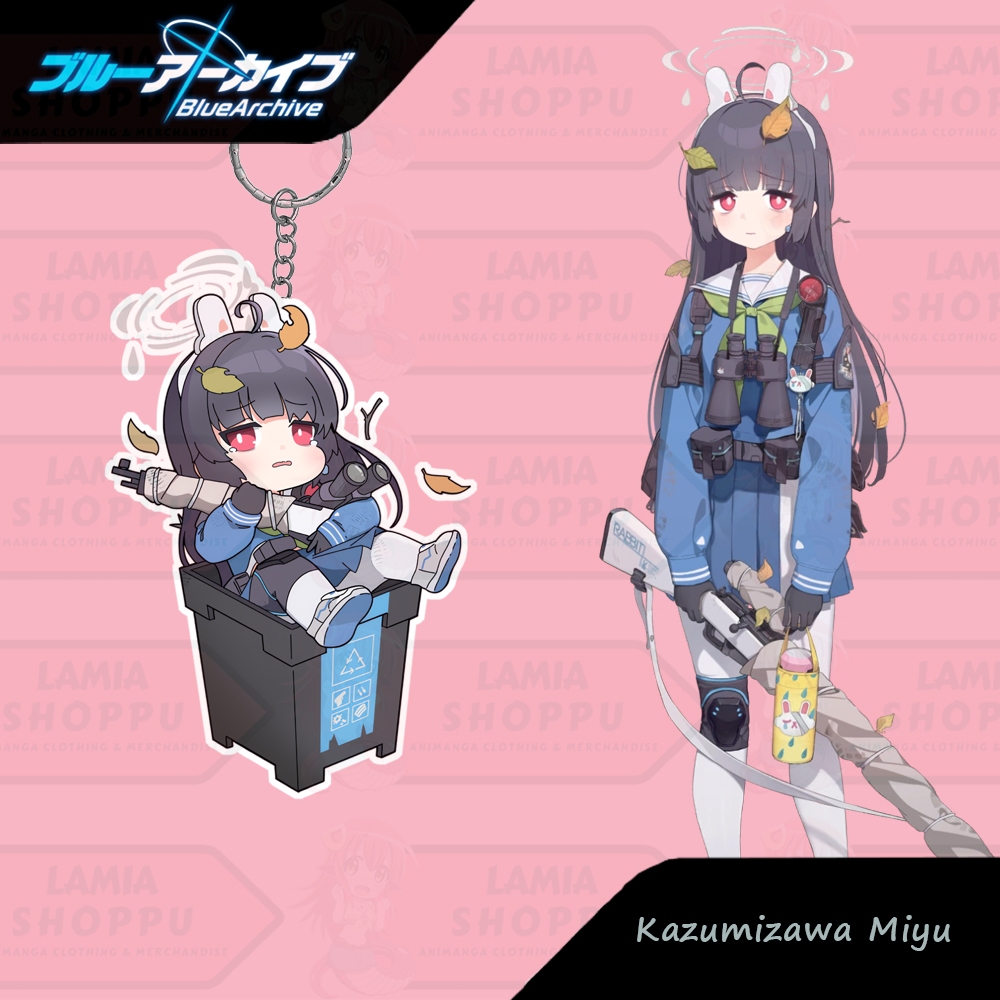 Gantungan Kunci Blue Archive Miyu Chibi | Ganci UV Miyu Blue Archive | Keychain Blue Archive