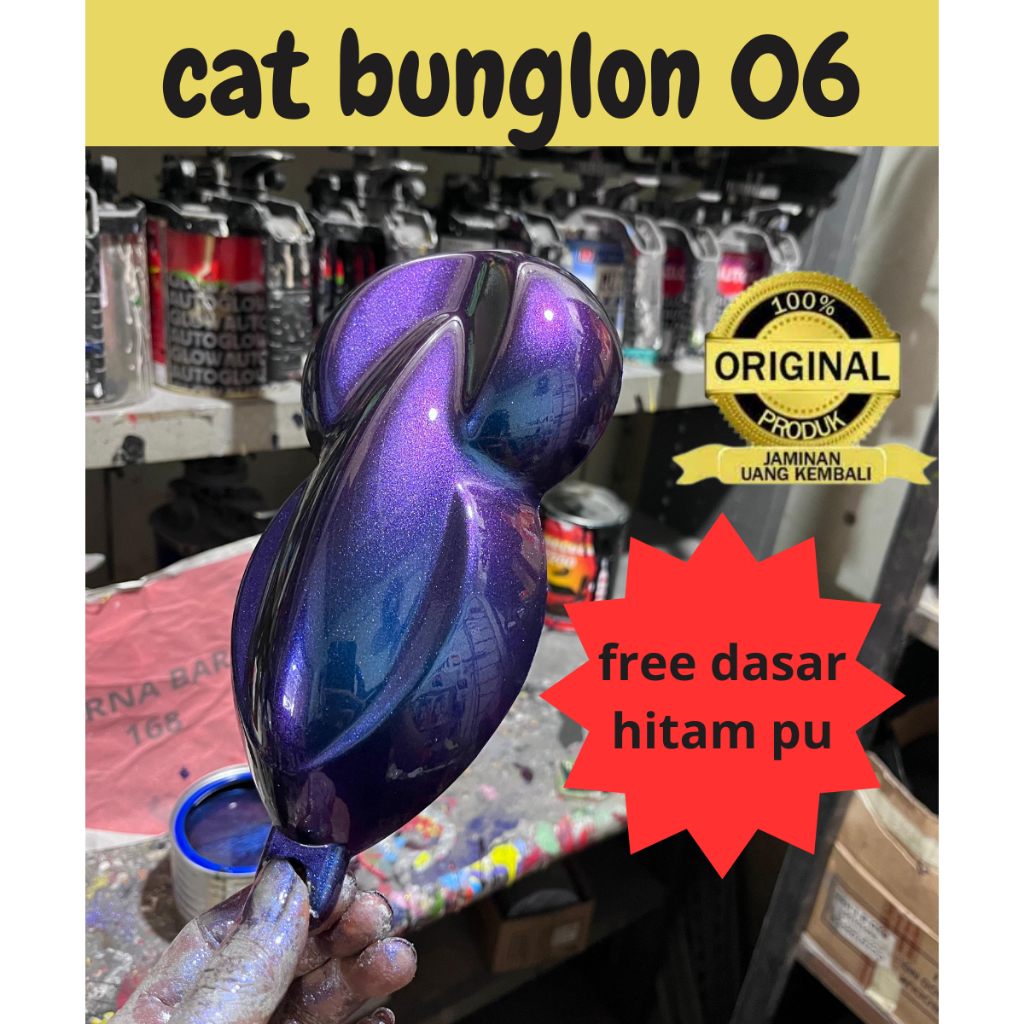 cat bunglon pu kode 06/cat bunglon gratis dasar hitam pu