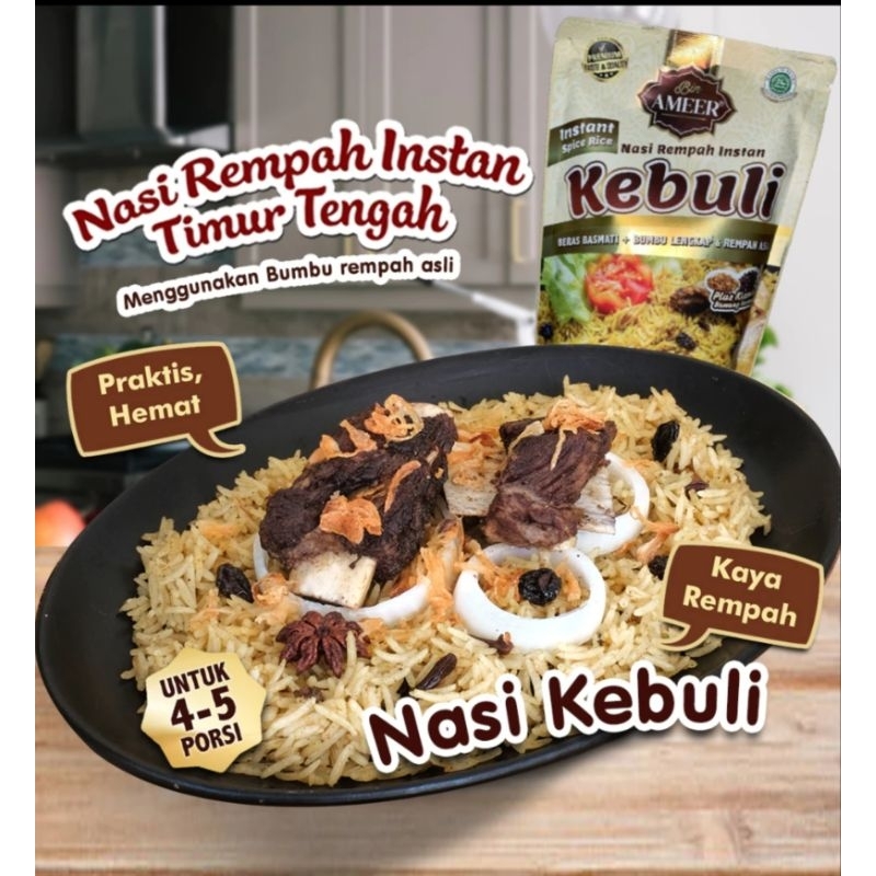 

NASI KEBULI INSTAN "Bin Ameer" dengan Beras Basmati