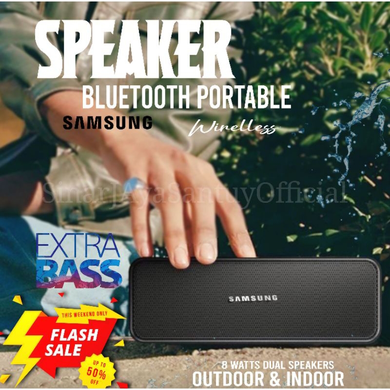 Speaker bluetooth portable samsung extrabass 8 watt New Edition Hifi Surround 360° Bass