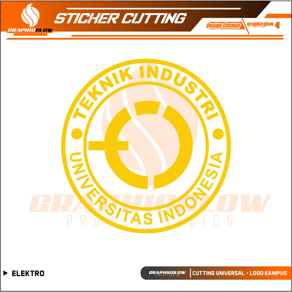 

STIKER KAMPUS LOGO TEKNIK INDUSTRI UI STICKER CUTTING UNIVERSITAS INDONESIA LEM KUAT TAHAN LAMA ANTI AIR