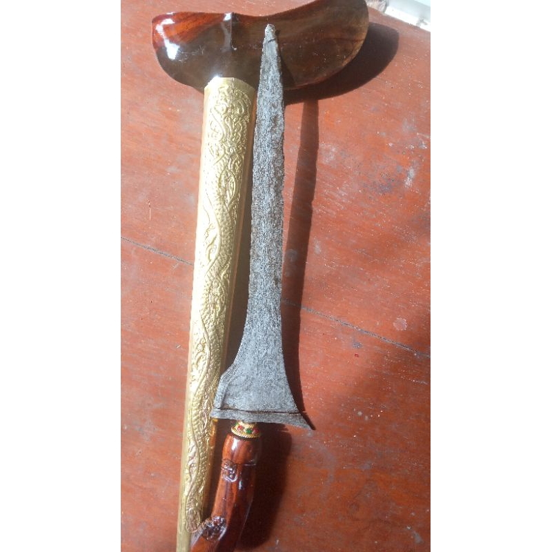 keris jalak tilam pamor udan mas tiban ori sepuh
