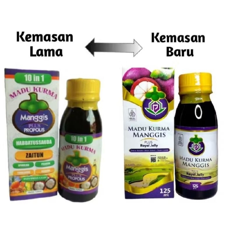 

MADU KURMA MANGGIS PLUS PROPOLIS 10 IN 1 125ML