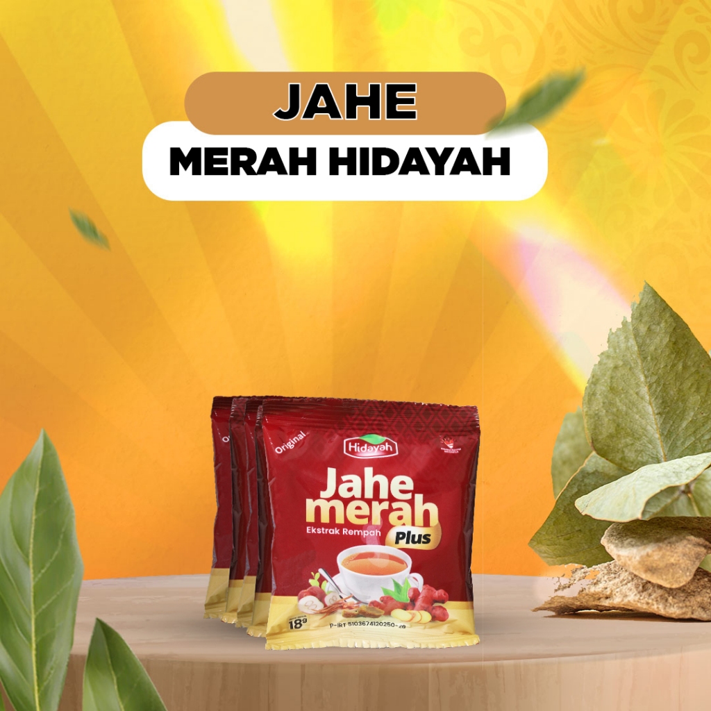 

HIDAYAH - Jahe Merah Hidayah Renceng Isi 10 Sachet