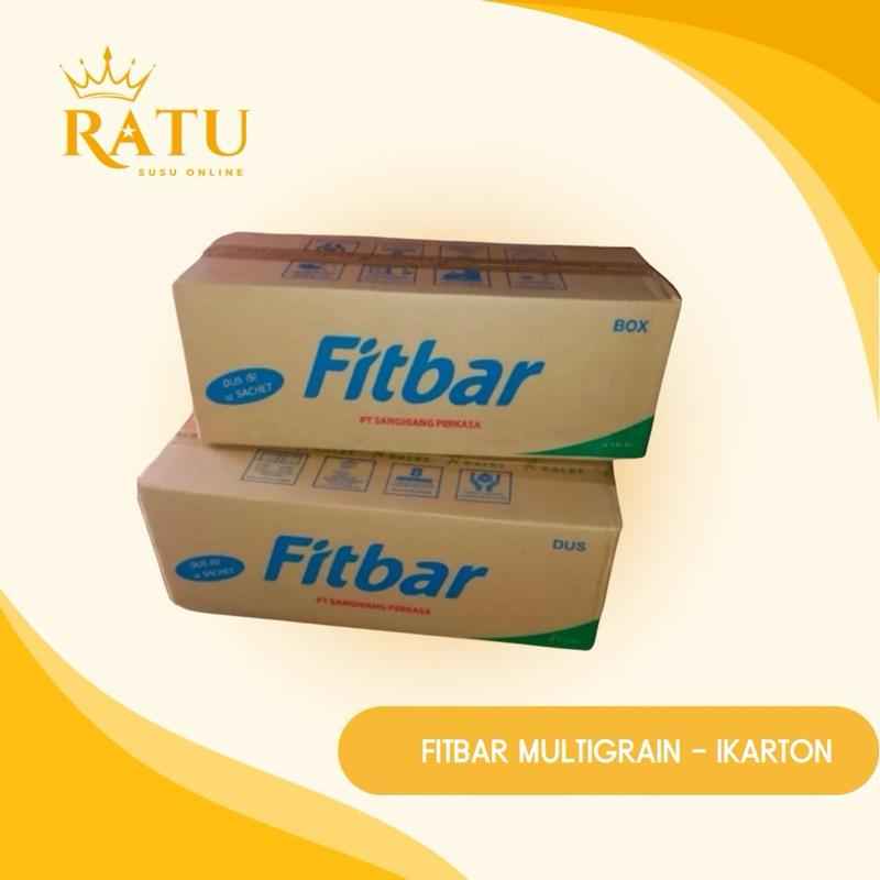 

Grosir Karton - FITBAR MULTIGRAIN - 1 KARTON (6 x 1 BOX isi 12 PCS)