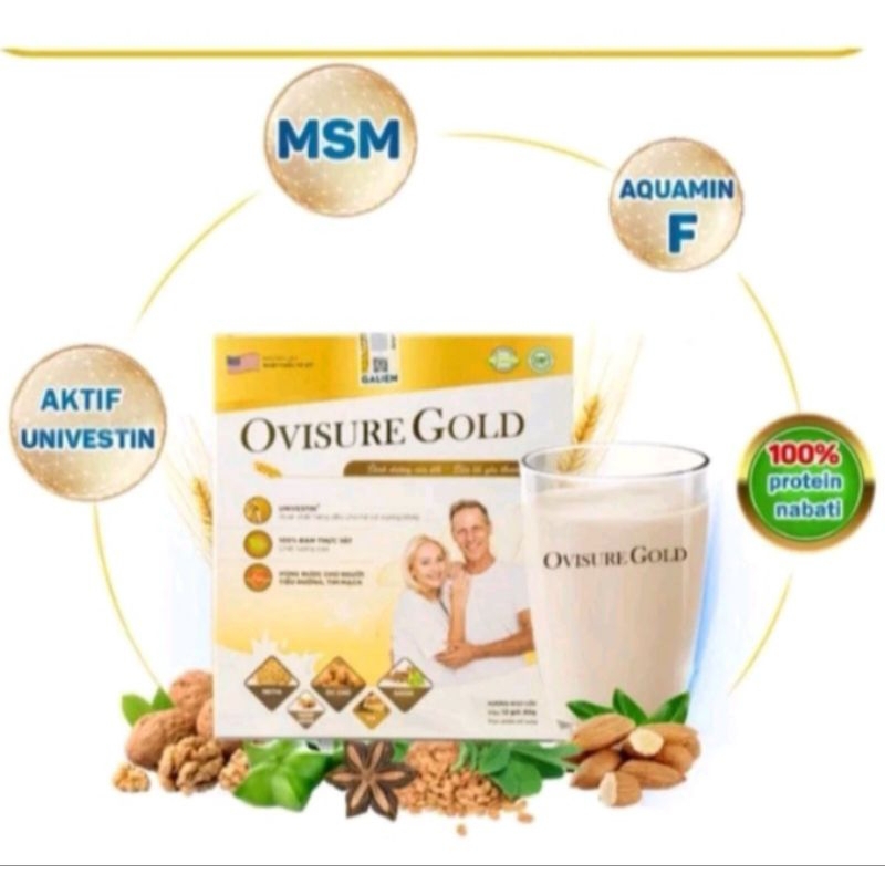 

OVISURE GOLD MILK SUSU OBAT TULANG DAN SENDI YG SEHAT 100% import USA