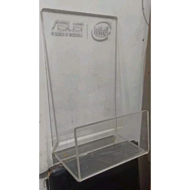 brochure holder acrylic Tempat brosur A5 akrilik sangat tebal untuk meja diisi brosur promosi menu m