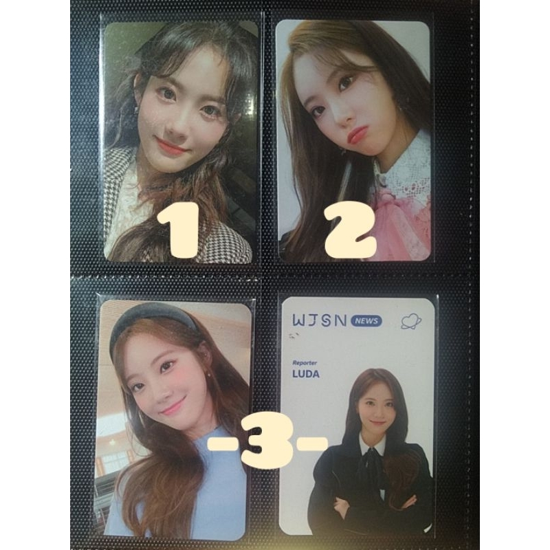 photocard wjsn luda neverland unnatural fankit