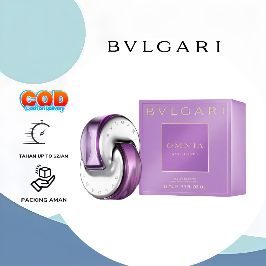 【100% original】Bvlgari Omnia Amethyste parfum /bulgari omnia amethyste Eau de Toilette EDT 65ml for 