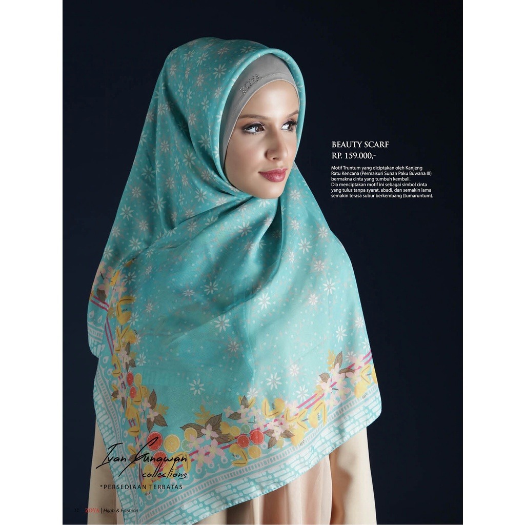 ZOYA KERUDUNG HIJAB SEGI EMPAT BEAUTY SCARF