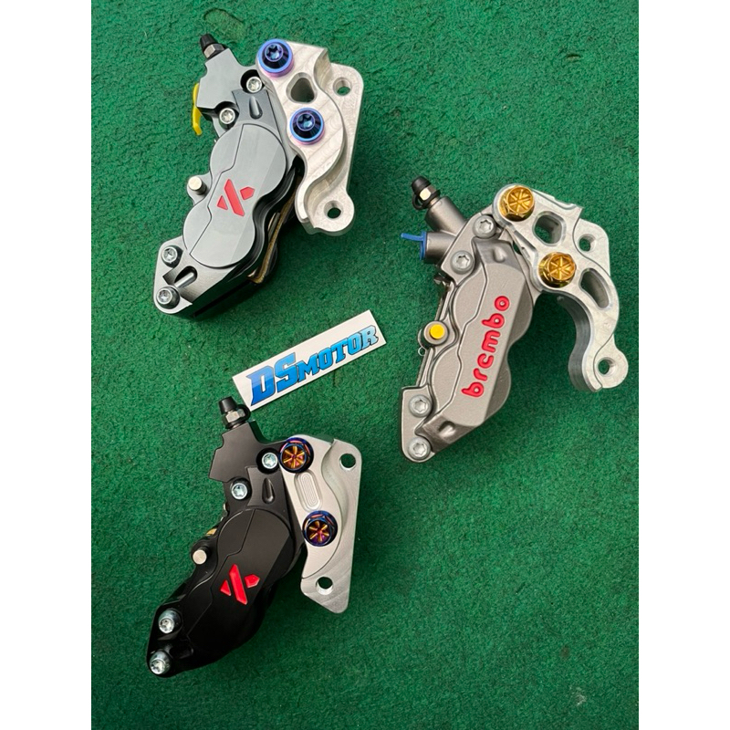 breket braket dudukan kaliper brembo 4p 4piston 4pot big axial FIZR F1ZR Nouvo 125Z KYB NouvoZ disc 