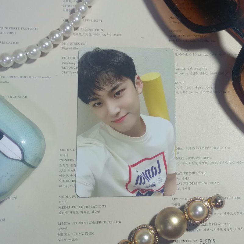 [CHAT DULU] PC Photocard SEVENTEEN Mingyu Henggarae Left & Right Hana Version