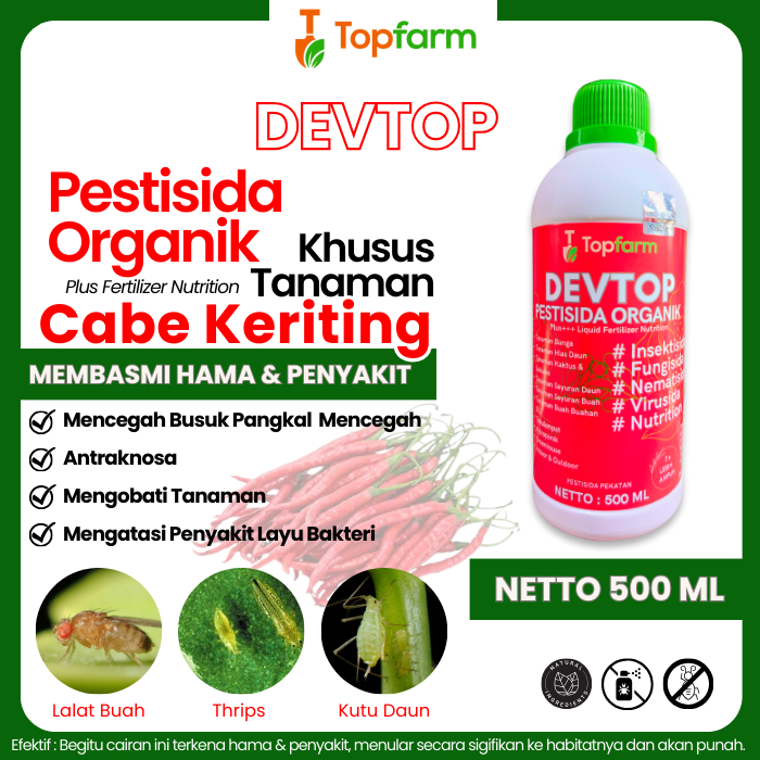 Obat Semprot Cabe Anti Keriting / Obat Cabe Keriting Daun Bule / Obat Cabe Keriting Kuning / Pestisi