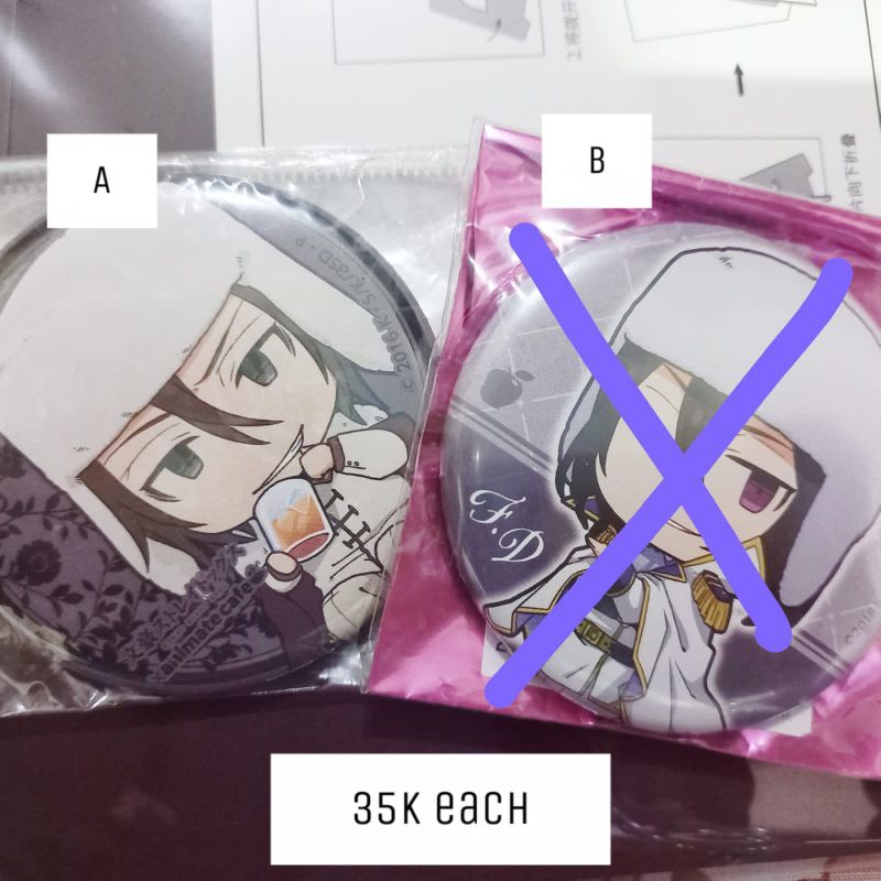 bsd fyodor dostoevsky bungou bungo stray dogs pin can badge