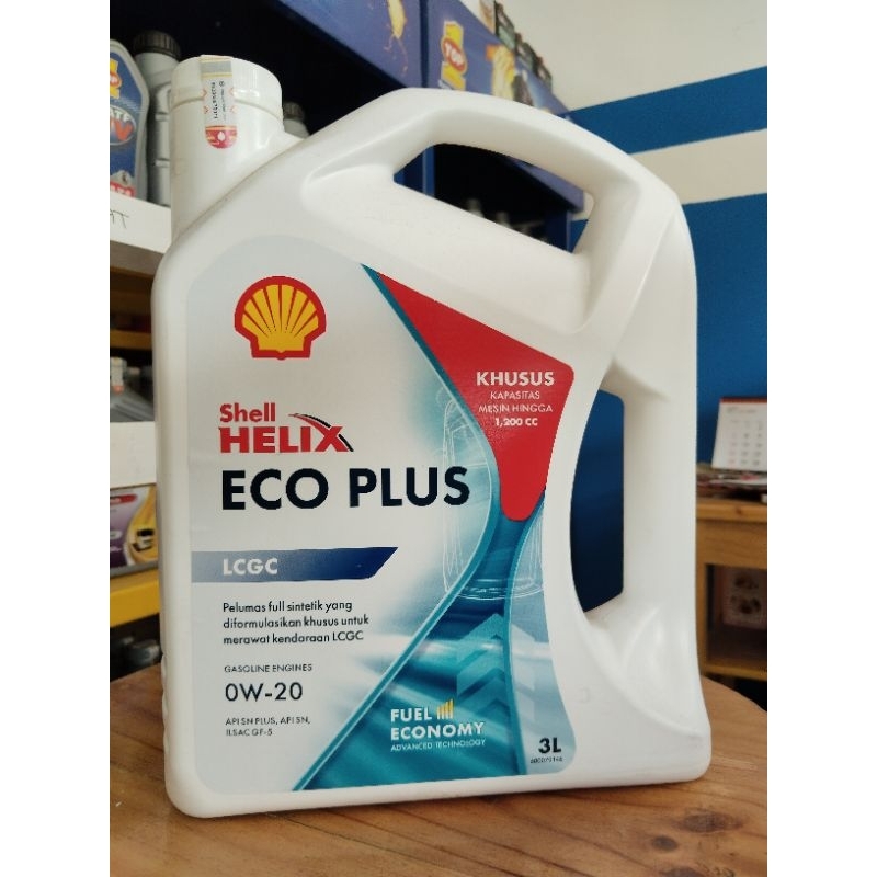 shell oli mobil helix eco plus 0W-20 3L 100%ORI