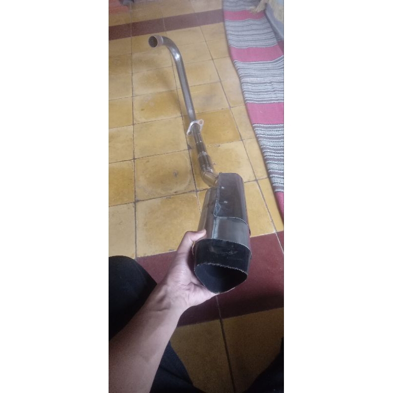 Knalpot  Recing pnp Megapro Mono