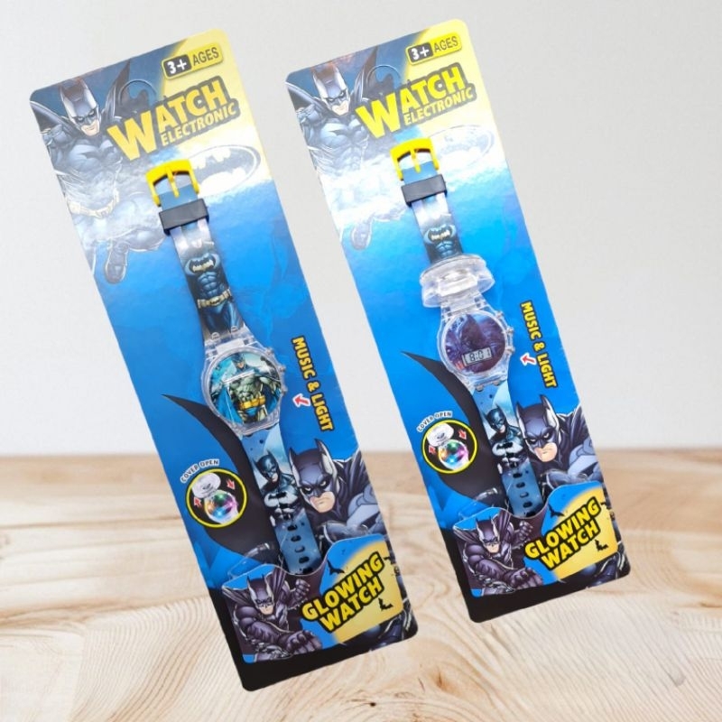 grosiran jam tangan anak - jam tangan anak - anak /  jam tangan anak Musik Batman