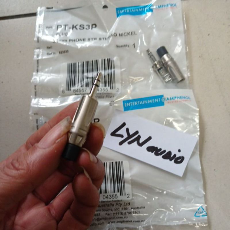 JACK MINI AMPHENOL PT-KS3P ORIGINAL JACK 3,5MM STEREO