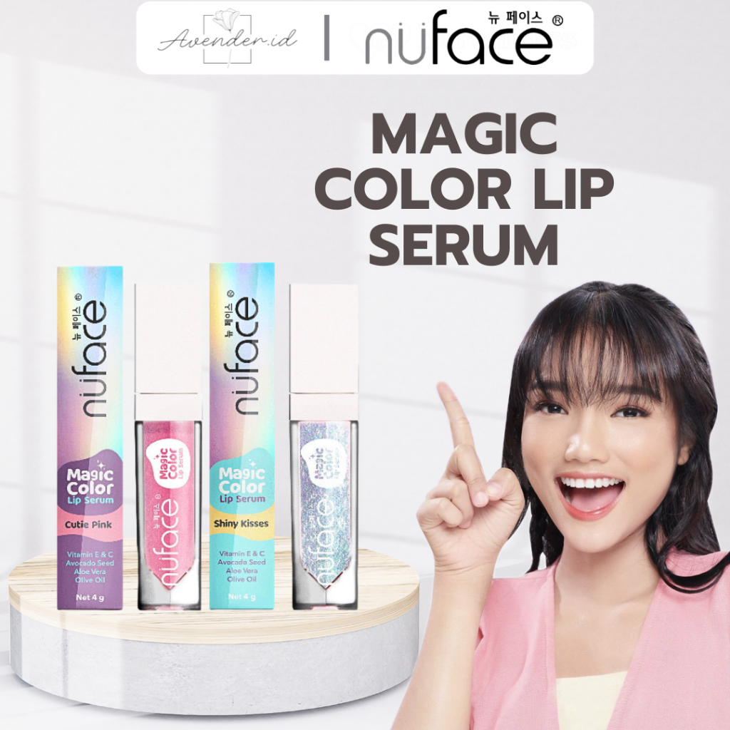 (GET 1 GIFT) Nuface Magic Color Lip Serum, serum bibir, lip balm, lip gloss