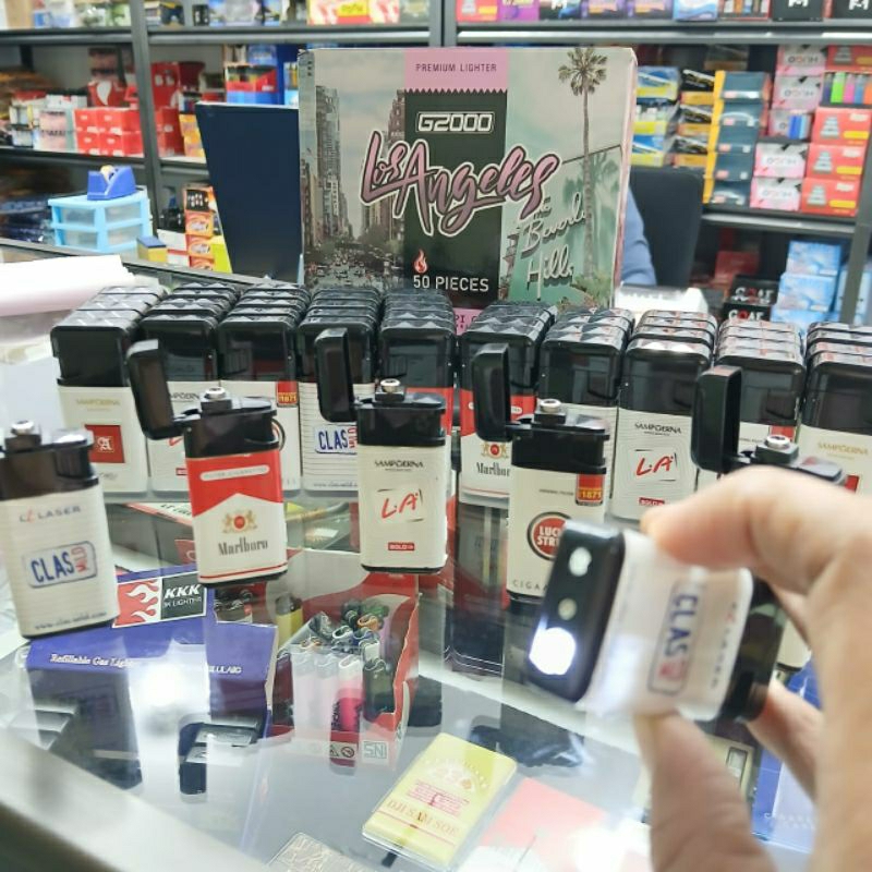 Korek api Bara + Lampu Senter LA / korek bara / pemantik