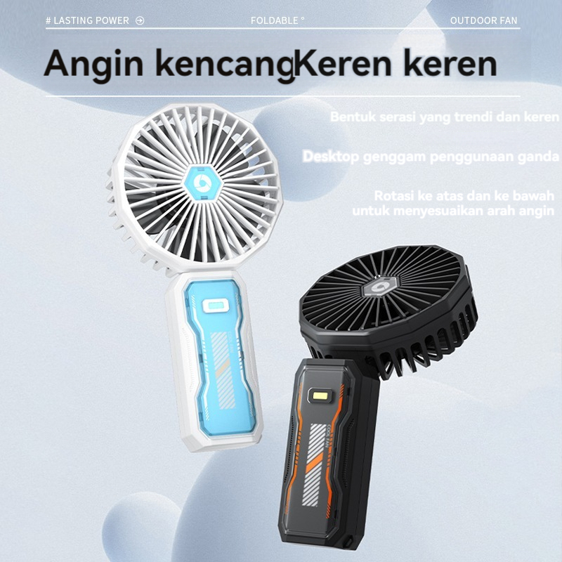 Kipas Angin Portable kipas portable awet tahan lama Mini USB Lipat Kipas Portable Leher / LED Displa