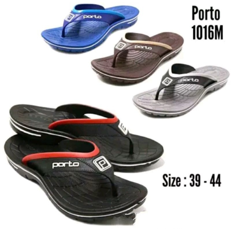 Porto 1016M - Sandal Pria Casual Sandal Jepit Porto original