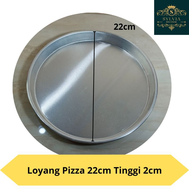 Loyang Pizza Bulat/Loyang Bulat Pizza Aluminium 16cm/18cm/20cm/22cm/24cm