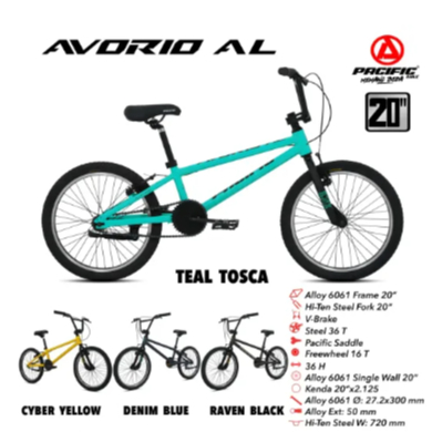 SEPEDA BMX 20" PACIFIC AVORIO AL