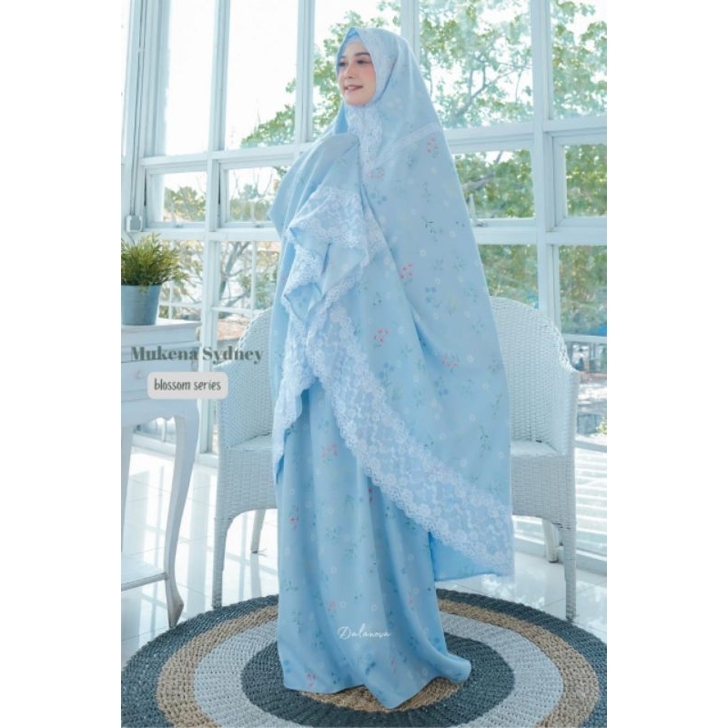 Dalanova Mukena Sidney Blossom Ciput Mukena Dewasa Mukena Terbaru Dalanova