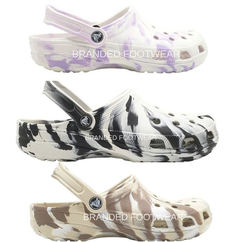 SANDAL CROCS CLASSIC MARBLE CLOG/ Sandal Crocs Classic Marbled Clog/Sandal Crocs/sandal slip on / SE