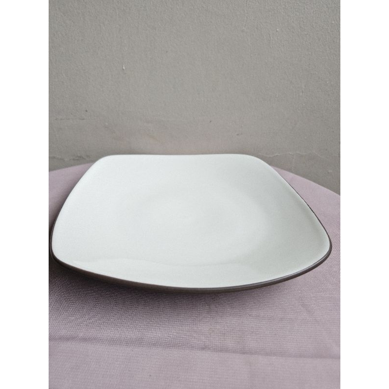 TERLARIS PIRING KERAMIK DINNER PLATE WARNA CANTIK/PIRING KOTAK/PIRING